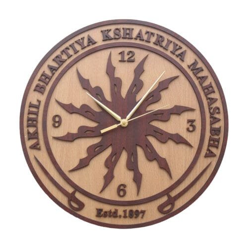 ABKM 1897 Wooden Wall Clock